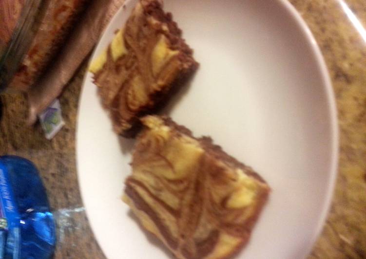 Recipe of Speedy Cream cheese marbled brownies