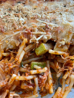 A picture of Chicken Parmesan casserole.