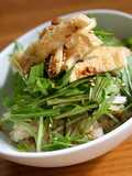 A Beginner's Macrobiotic Dish: Mizuna on Brown Rice