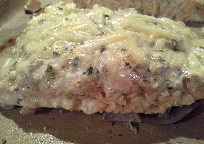 Asiago Baked Salmon