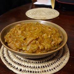 A picture of 'Better than it looks' Split pea and ham soup.