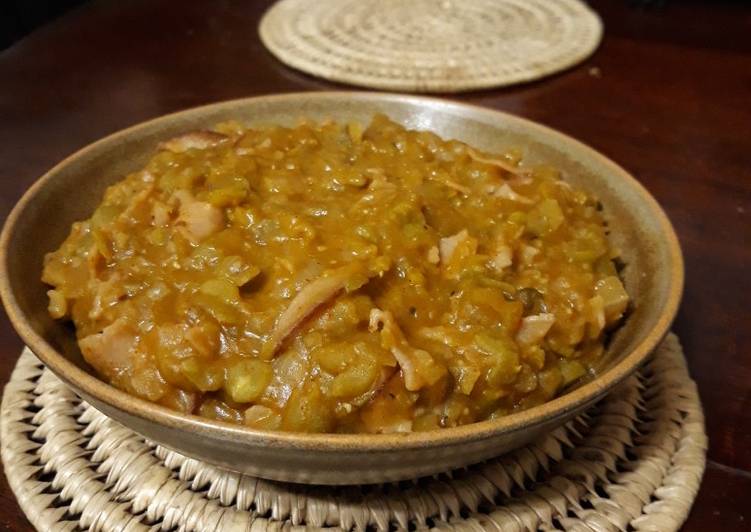 Simple Way to Prepare Any-night-of-the-week &#39;Better than it looks&#39; Split pea and ham soup