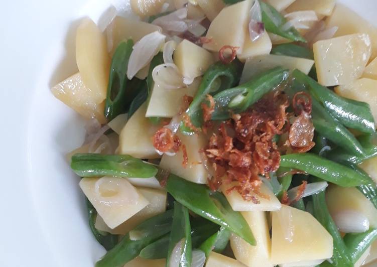 Langkah memasak Tumis buntang (buncis kentang) Lezat