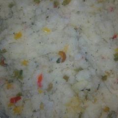 A picture of Braai pap.