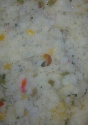 A picture of Braai pap.