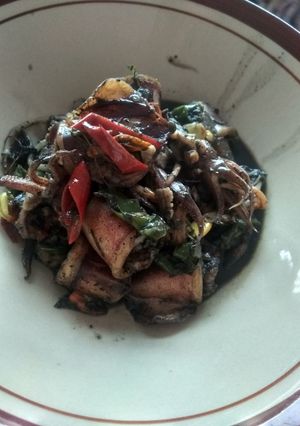 Foto resep Cumi bumbu hitam