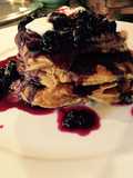 Healthy Blueberry Protein Pancakes