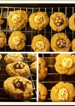 A picture of Robin's Icing Thumbprints.