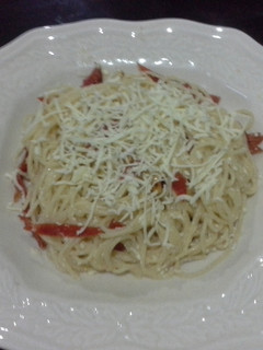 A picture of Pasta with Yogurt Sauce.