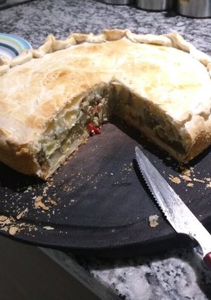 Una foto de Tarta de berenjenas