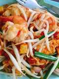 Pad Thai Soup with Shrimp