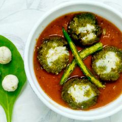 A picture of Spinach Kofta Curry.