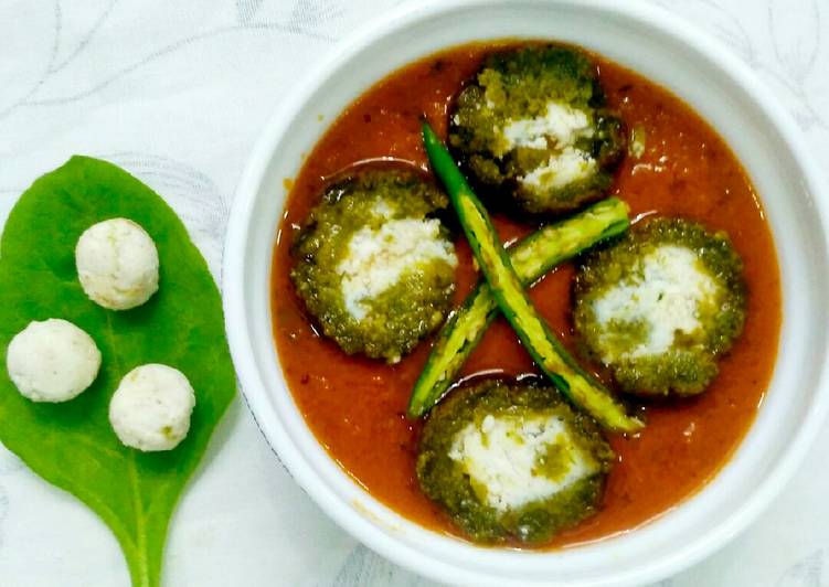 Recipe of Award-winning Spinach Kofta Curry