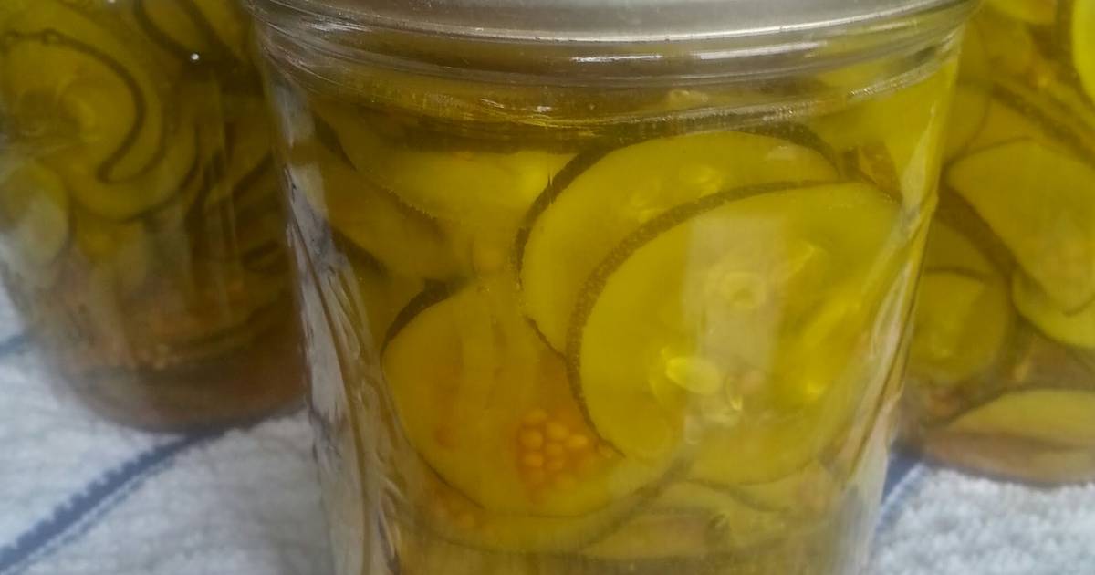 ★Sweet & Sour Zucchini Pickles. ★ Recipe by Pam (Pammie) Livetoride