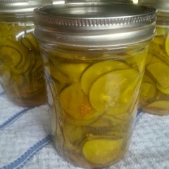 A picture of ★Sweet & Sour Zucchini Pickles. ★.