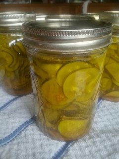 A picture of ★Sweet & Sour Zucchini Pickles. ★.