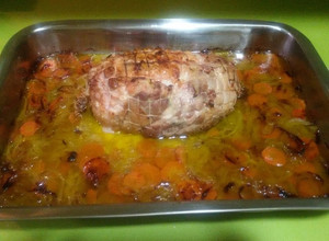 Foto principal de Redondo de pollo relleno en salsa