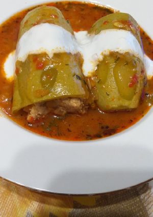 O poză a rețetei Dovlecei umpluti.