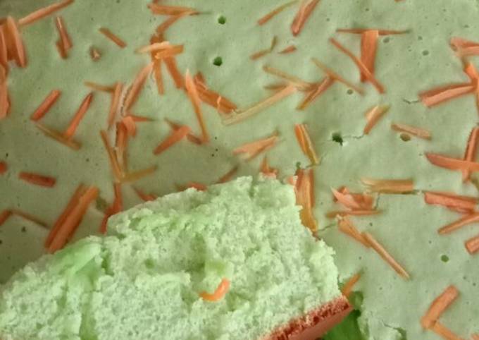 Resep Bolu pandan wortel panggang dgn teflon oleh Anita ...