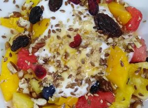 Una foto de Ensalada de frutas