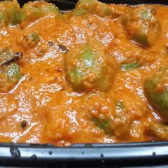 A picture of Bhapa Potoler Dum (Steamed parwal dum).