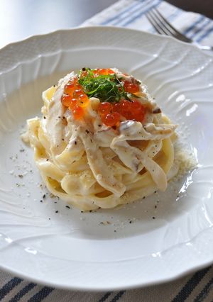 A picture of Velvety Cream Pasta.