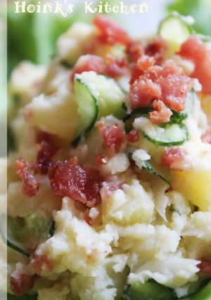 A picture of Our Family's Potato Salad with Crispy Bacon.