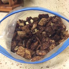 A picture of Chex Mix-black Forest.