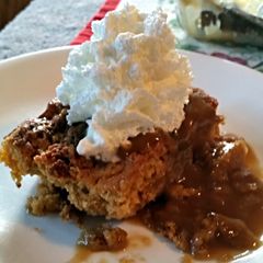 A picture of Tinklee's Peanut Butter Pudding Cake.