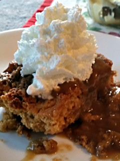 A picture of Tinklee's Peanut Butter Pudding Cake.