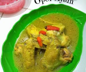 Resep mudah Opor Ayam Enak Sederhana