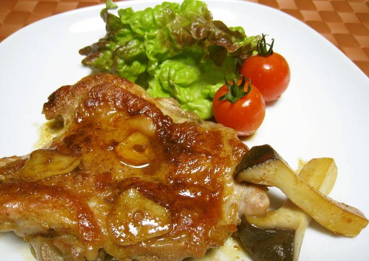 Recipe of Ultimate Sauteed Chicken Thigh with Butter and Soy Sauce