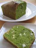Matcha Milk Pound Cake with White Chocolate