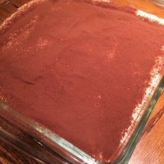 A picture of Authentic Italian Rich Tiramisu for Valentine's Day.