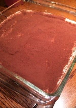 A picture of Authentic Italian Rich Tiramisu for Valentine's Day.