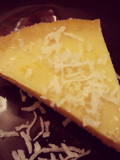 A picture of Cassava and Coconut Cake.