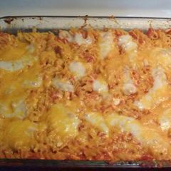 A picture of Easy Cheesy Pasta Bake.
