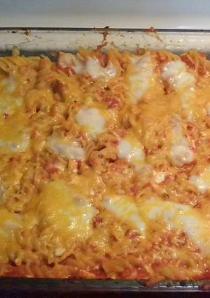 A picture of Easy Cheesy Pasta Bake.
