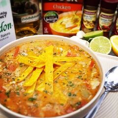 A picture of Mexican Beef, Lime & Tortilla Soup.