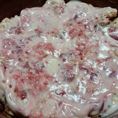 A picture of Layered Raspberry Trifle.