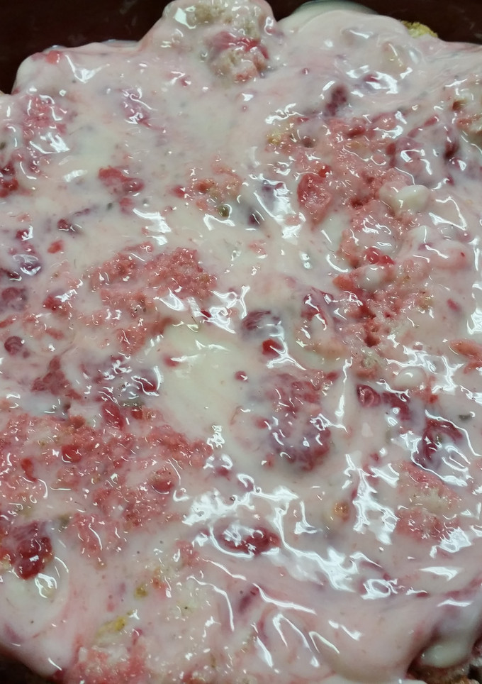 A picture of Layered Raspberry Trifle.