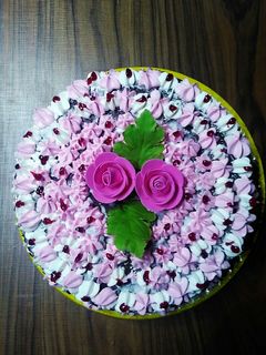 عکسی از دستور کیک بدون فر