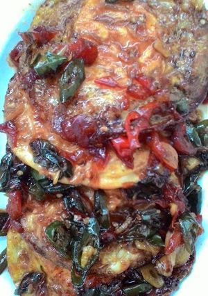 Foto resep Telur Ceplok Kecap Pedas