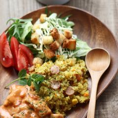 A picture of Curry Pilaf.