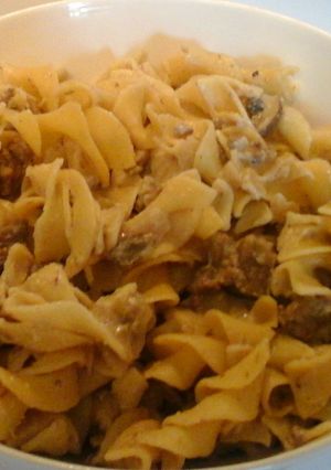 A picture of Simple Budget - Beef Stroganoff.