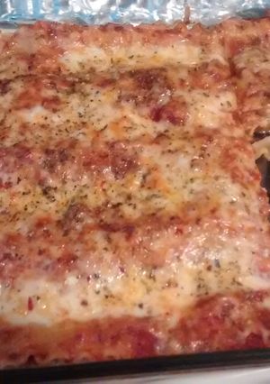 A picture of Easy lasagne.