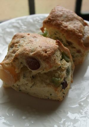 A picture of Green Tea & Amanatto Scones.