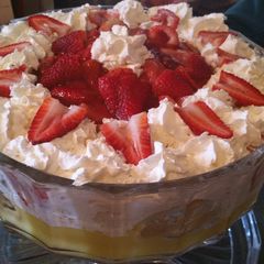 A picture of Strawberry - Lemon Trifle.