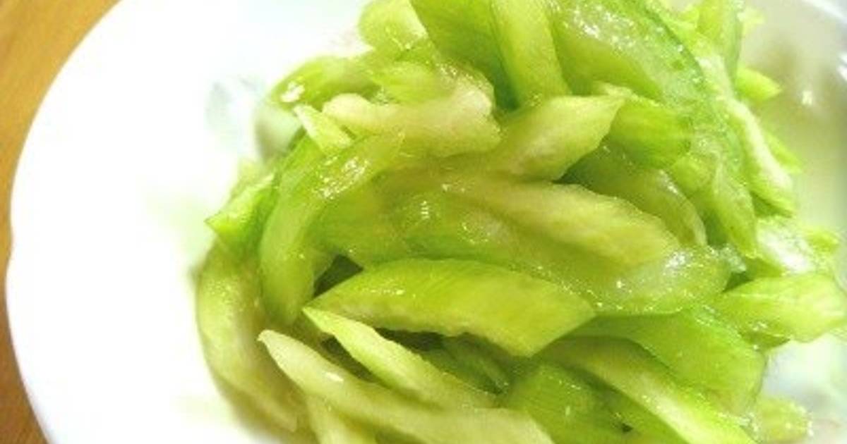 Celery Namul (Koreanstyle Salad) Recipe by cookpad.japan Cookpad