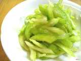 peel celery